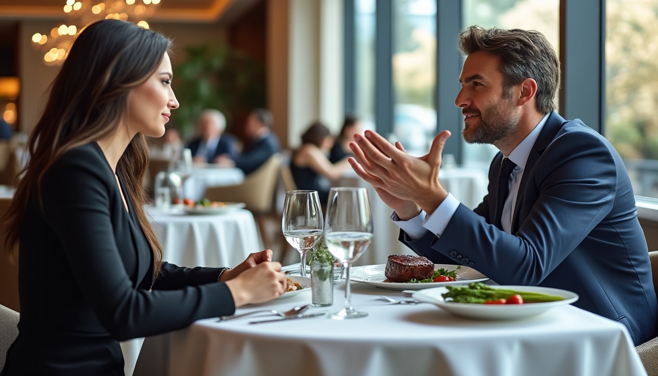 découvrez comment l'invitation commerciale d'un prospect à un repas peut valider le choix d'un restaurant professionnel pour vos rencontres d'affaires.